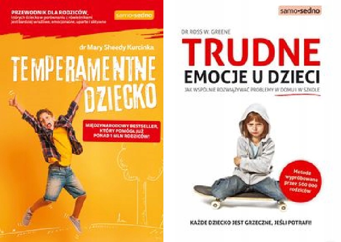 Temperamentne + Trudne emocje u dzieci (13568265073) | Książka Allegro