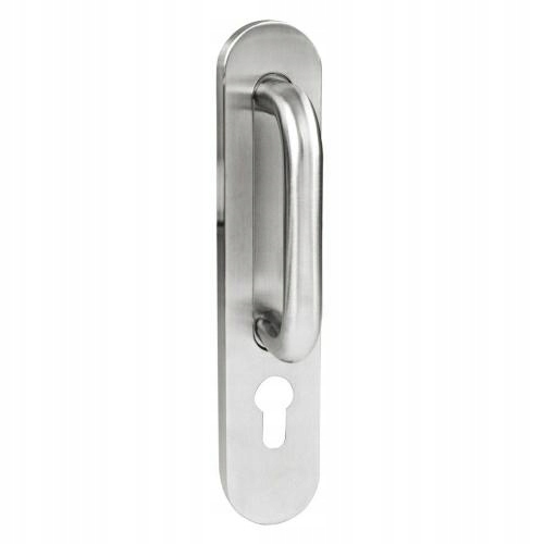 Dveřní úchyt na vložku z nerezové oceli 230x45x10 mm Inox