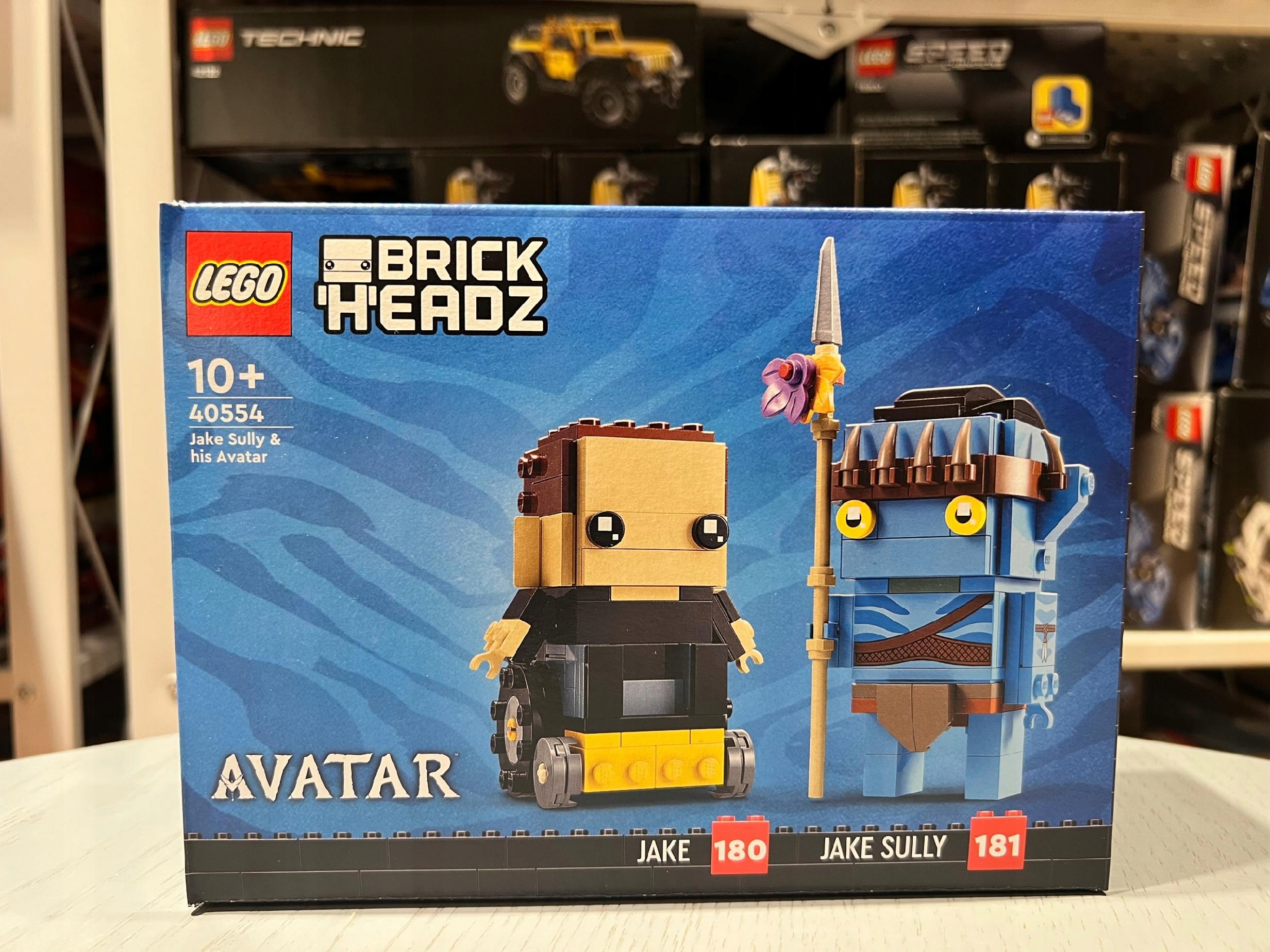 Lego 40554 BrickHeadz – Jake Sully a jeho avatar