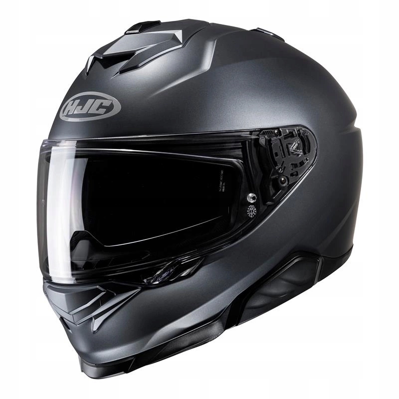 Motocyklová prilba Hjc I71 Semi Flat Anthracite grafitová pinlock Darčeky
