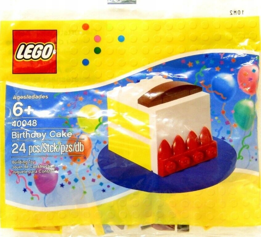nowy Lego 40048 Birthday Cake tort urodzinowy Misb 2012