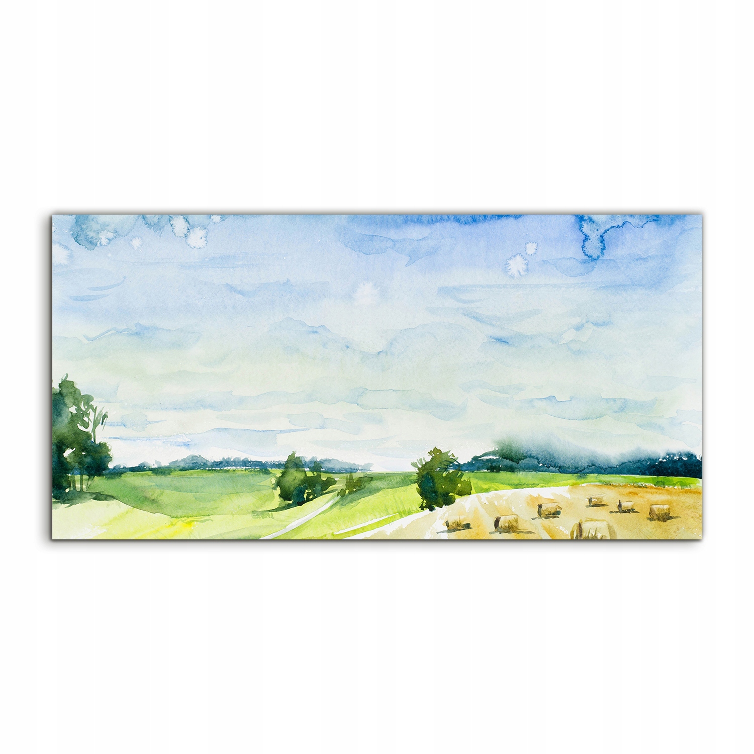 

Fotoobraz 140x70 ścienny Krajobraz Łąka Akwarele