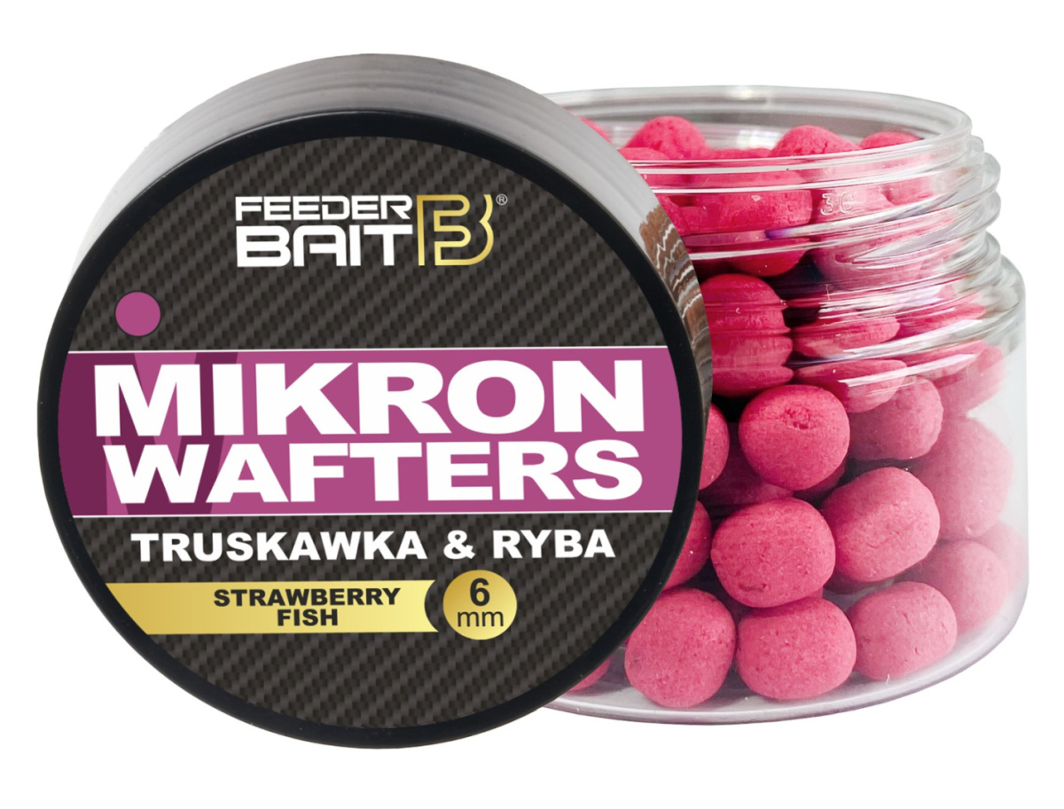Wafters Feeder Bait Mikron Truskawka Ryba 25ml 6,00mm
