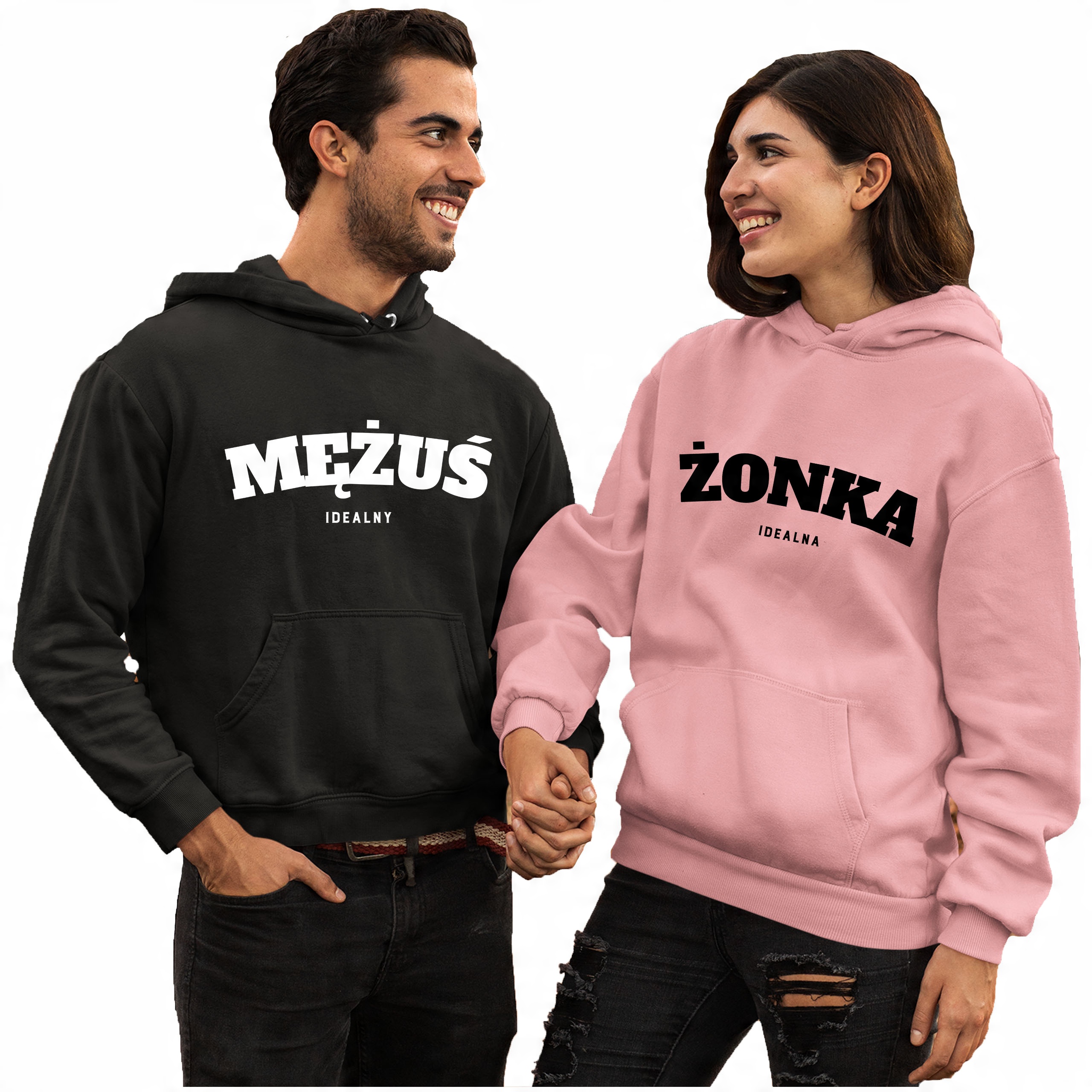 

Zestaw Bluz Dla Par Mężuś Żonka Bluzy Pary