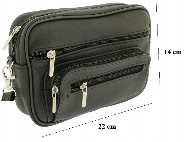 Skórzana pojemna saszetka męska do ręki PL PROD. Typ saszetka