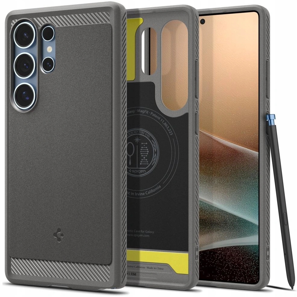 Etui do Samsung Galaxy S25 Ultra, Spigen Rugged Armor do MagSafe