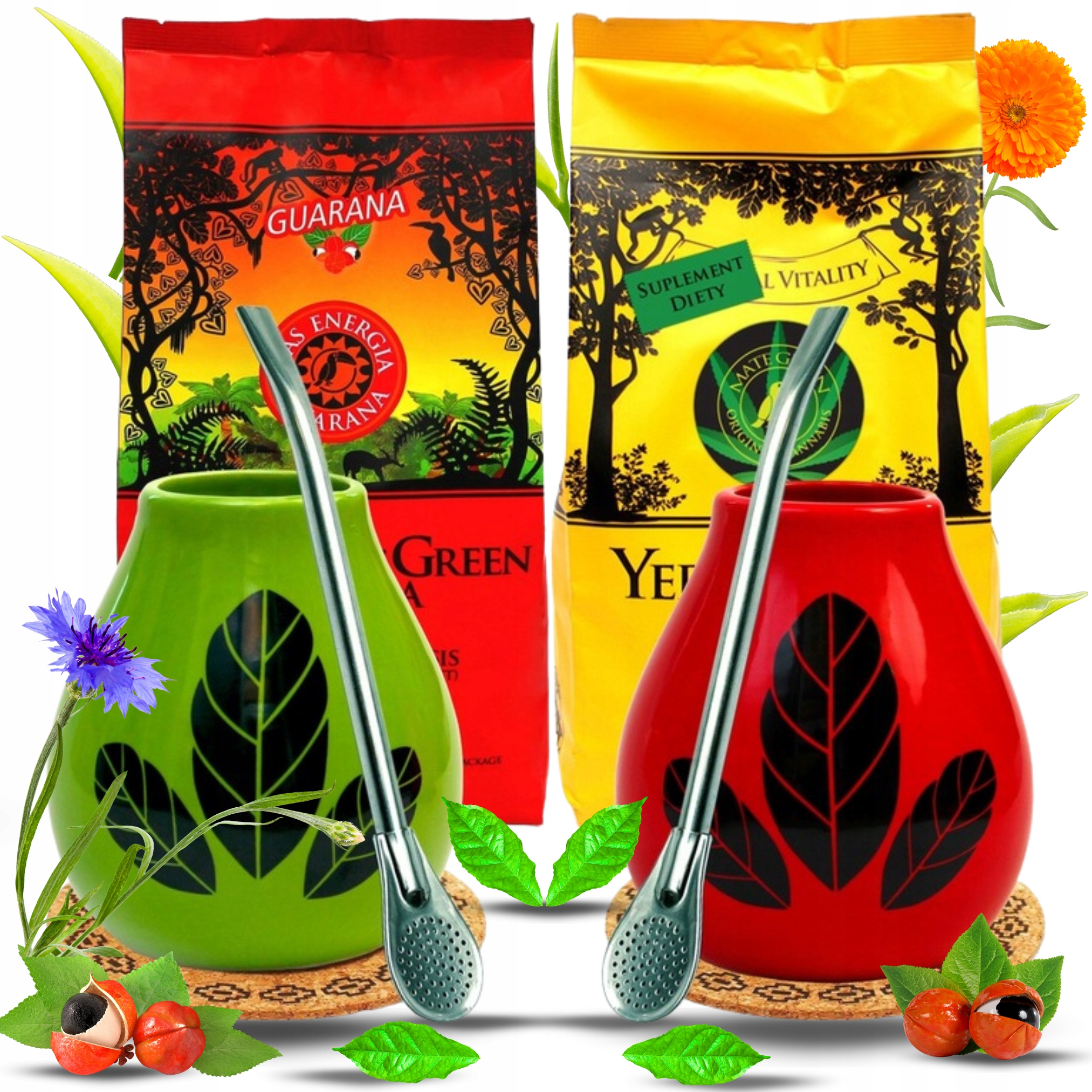 Dárková Sada Yerba Mate Matero a bombilla Pro Dva