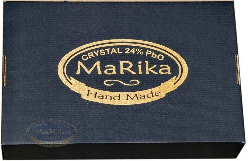 Kolorowe kryształowe kieliszki do wina 280 ml Marka inna