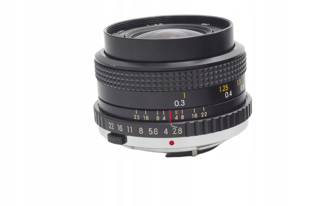 Obiektyw Carl Zeiss Jena 28mm f/2,8 MC Pentacon Futerał