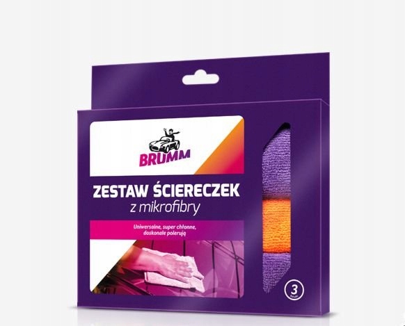 

Brumm Mikrofibry Zestaw 3SZT