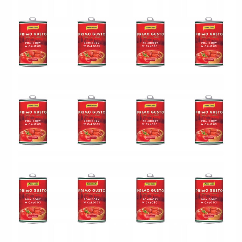 Primo Gusto Rajčata celá bez slupky v omáčce 400 g X12