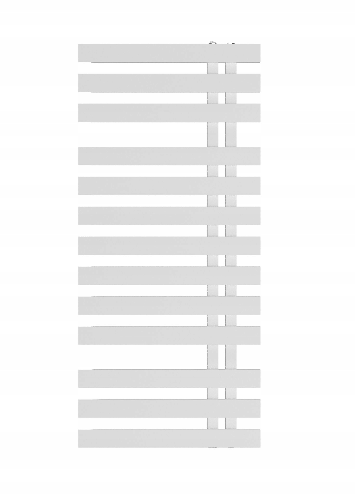 Dekoratívny Vertikálny Flash Radiátor Pravý 1230/500 Biely Lesk
