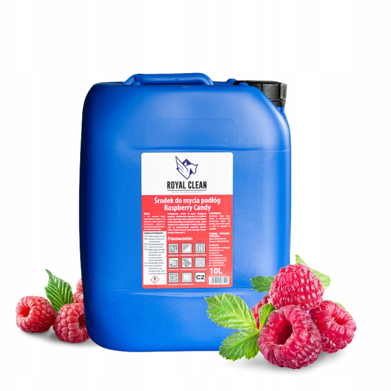 Levně Royal Clean Raspberry Candy 10L Voňavý čisticí prostředek na podlahy