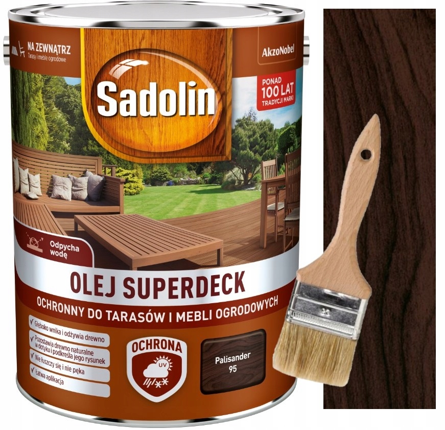 

Sadolin Olej Superdeck Do Tarasów 5L Palisander Pę