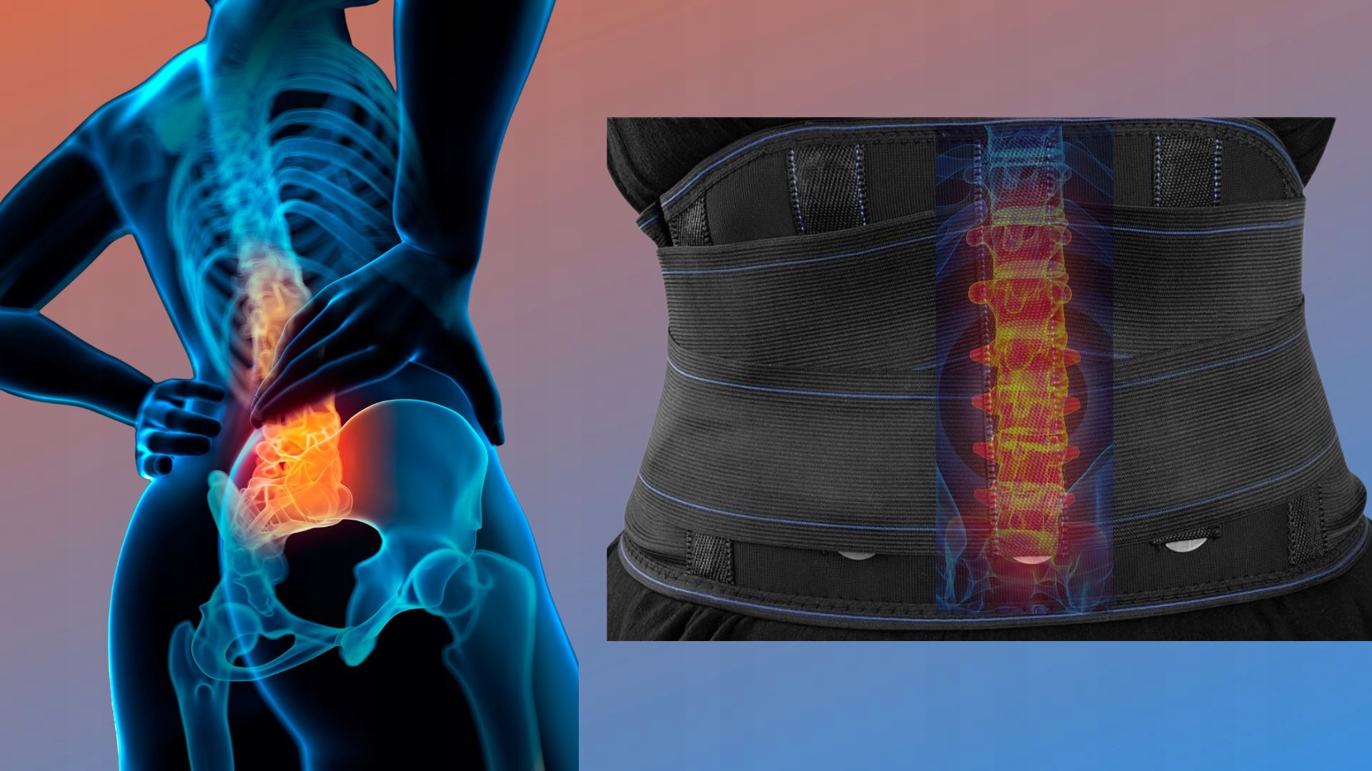 PAS MAGNETYCZNY NA KRĘGOSŁUP LĘDŹWIOWY -24 MAGNESY Certyfikat CE