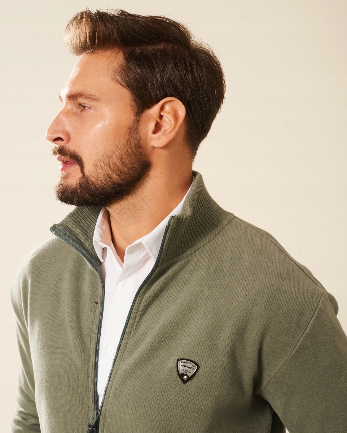 Svetr Platon Šedý Matcha 3XL