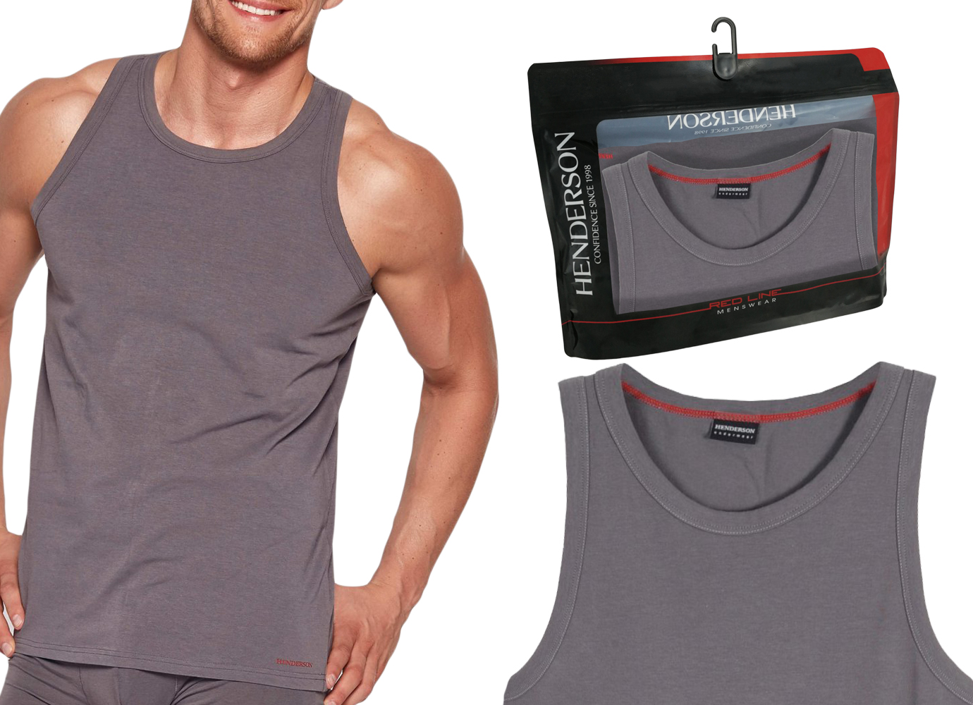 

Podkoszulek K4 Henderson Red Line szary M