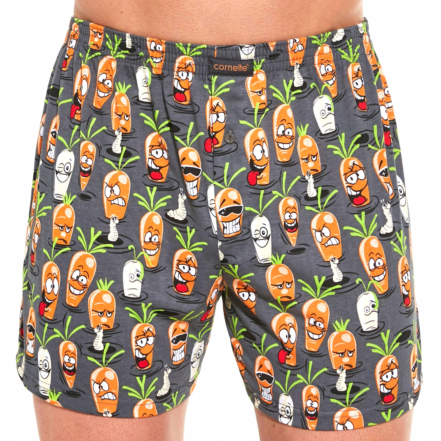 BOKSERKI luźne z printem CORNETTE CLASSIC 129 - M Marka Cornette