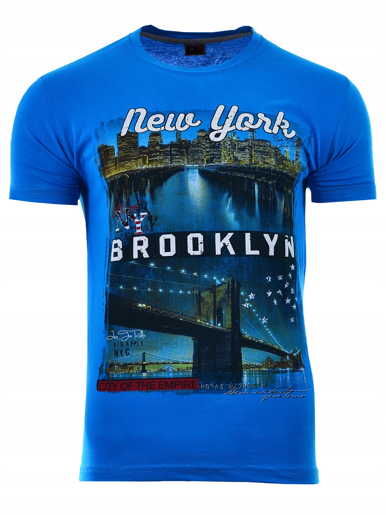 

L Koszulka T-shirt Brooklyn Turkusowa