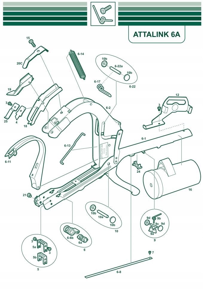 ATTALINK CZĘŚĆ - 10A - MODEL 3A i 6A Marka inna
