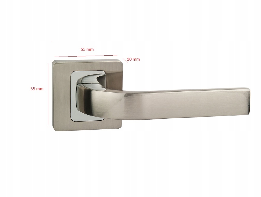 wyprzedaż klamka Belia nikiel matowy/chrom + WK Marka inna