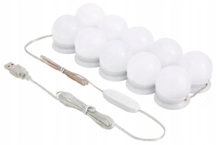 LAMPKI DO LUSTRA TOALETKI LED Oświetlenie witryn 10 SZTUK Biały Smukee