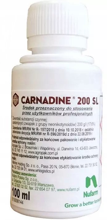 

Carnadine 200 Sl 100ml owadobójczy stonka