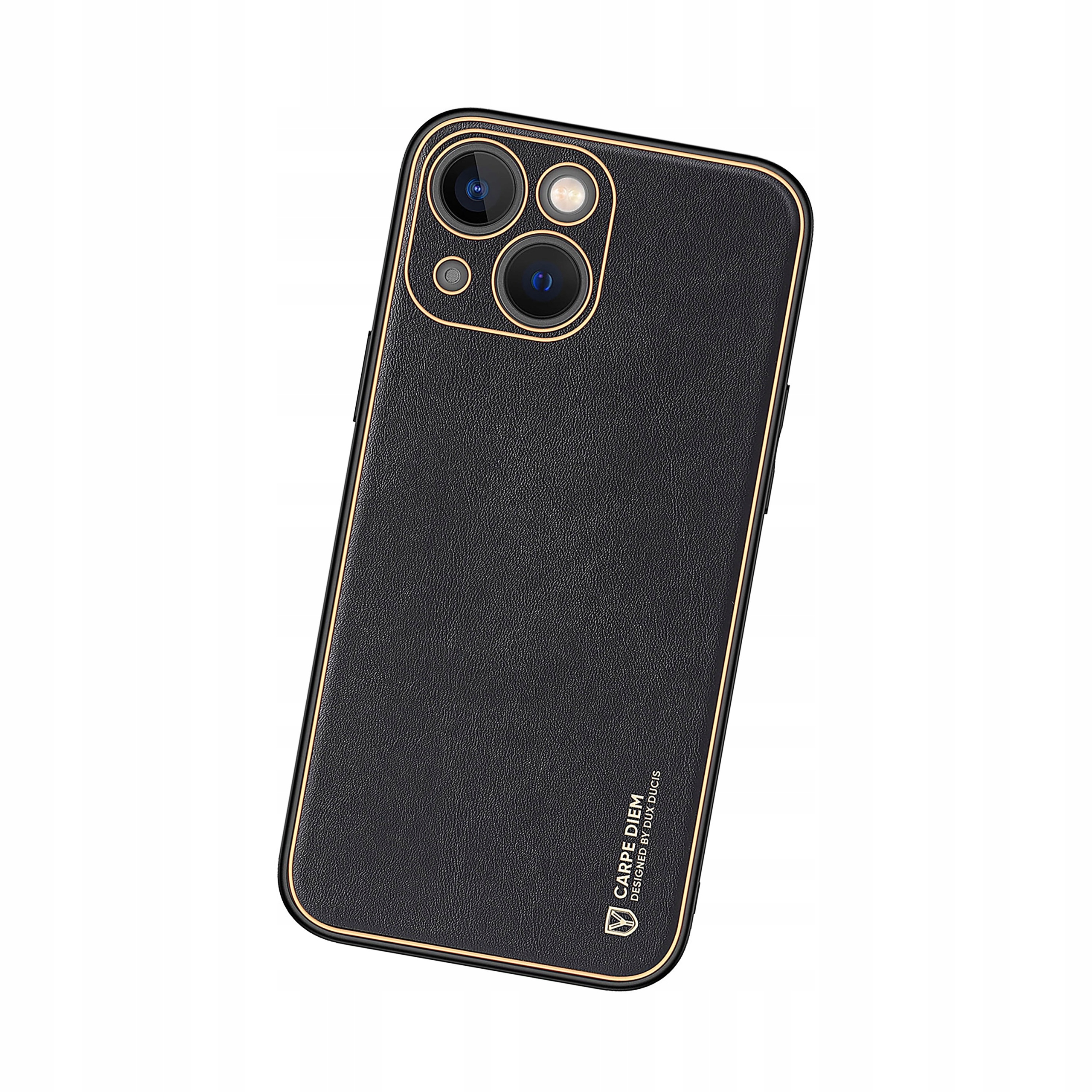 Dux Ducis Yolo etui iPhone 14 Plus ze skóry ekologicznej czarny