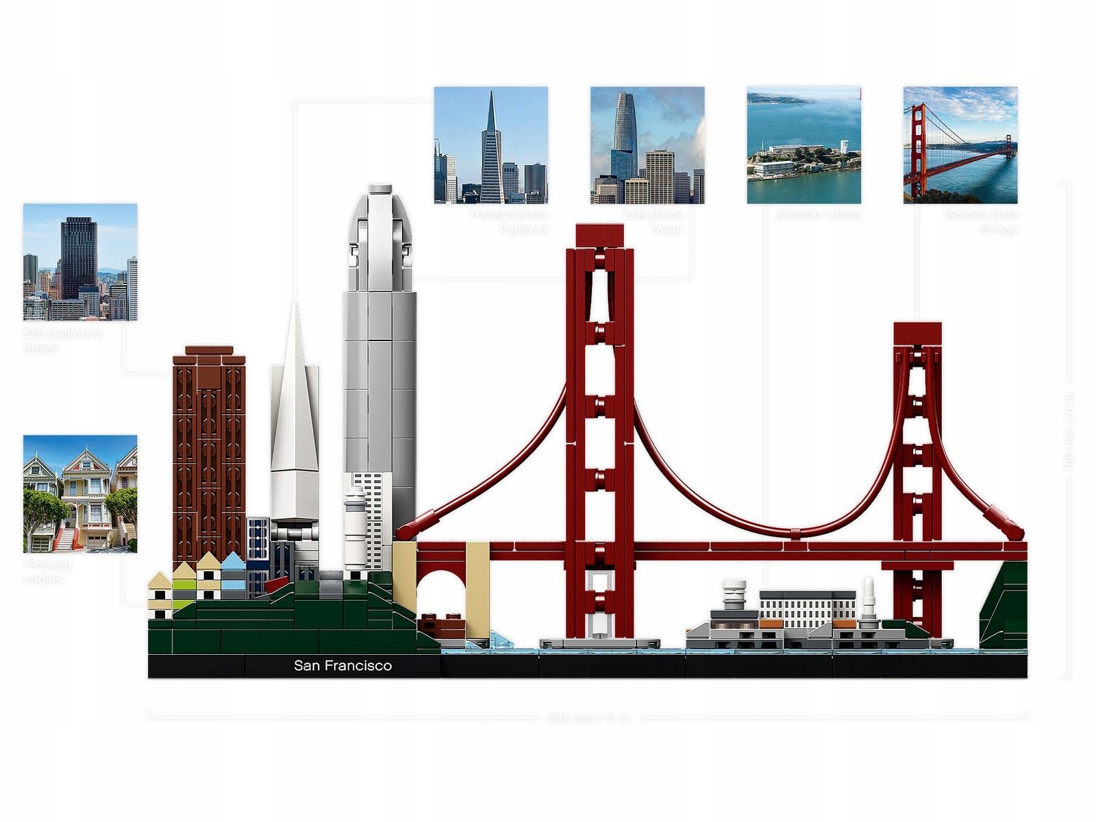 NOWE LEGO 21043 Architecture - San Francisco Bohater brak