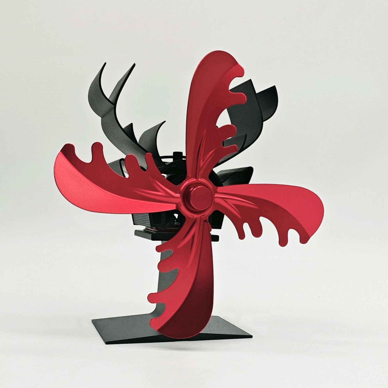 WENTYLATOR PIECOWY OSTRZE Z 4 OSTRZAMI CZERWONY Symbol 1013230337911