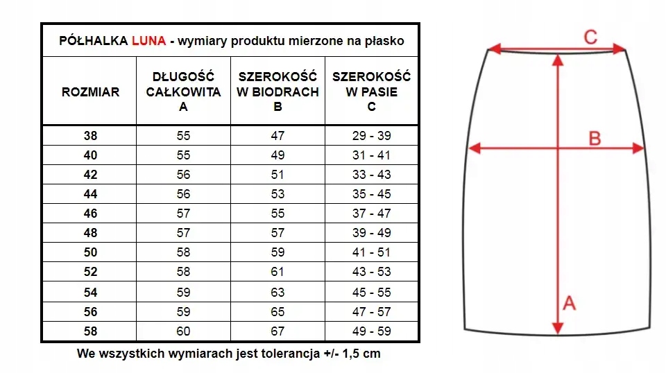 MEWA Klasyczna półhalka Luna halka MEWA biały 52 Cechy dodatkowe brak