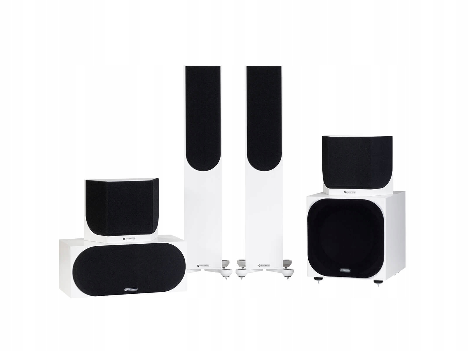 Zestaw kina domowego MONITOR AUDIO SILVER 200 7G BIAŁY 5.1
