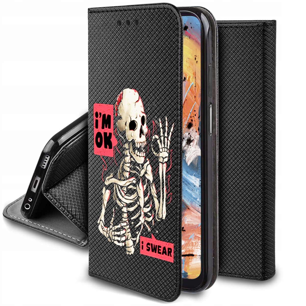 

Etui do Oppo A17 Magnet Case Szkło 9H