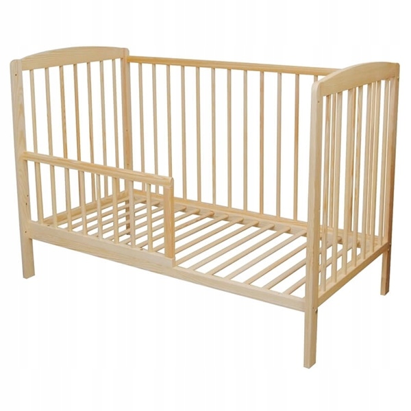 KLASYCZNE DZIECIĘCE ŁÓŻECZKO BARIERKA 120x60 CM