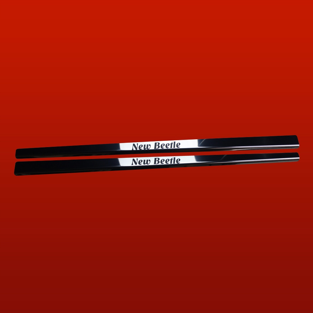 VOLKSWAGEN NEW BEETLE Listwy progowe połysk stali nierdzewnej 304 Wykończen Producent inny