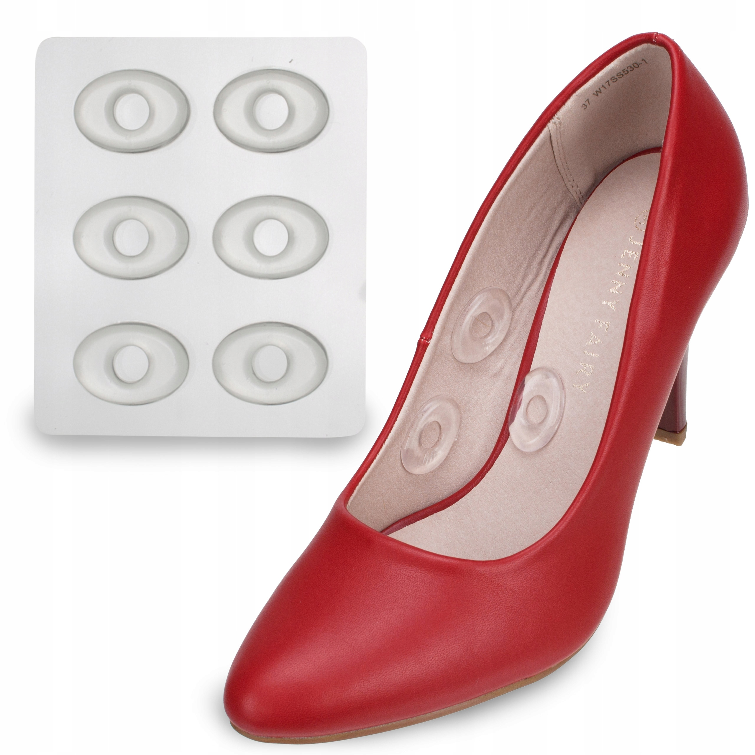 

Żelowe plastry na odciski wklejane do buta 6 sztuk