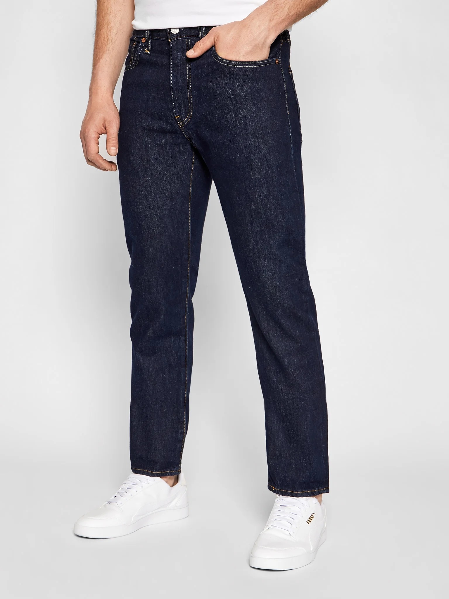 Levi's 502 Pánské Modré Džíny Jednoduché Na Zip 31/30 6EA