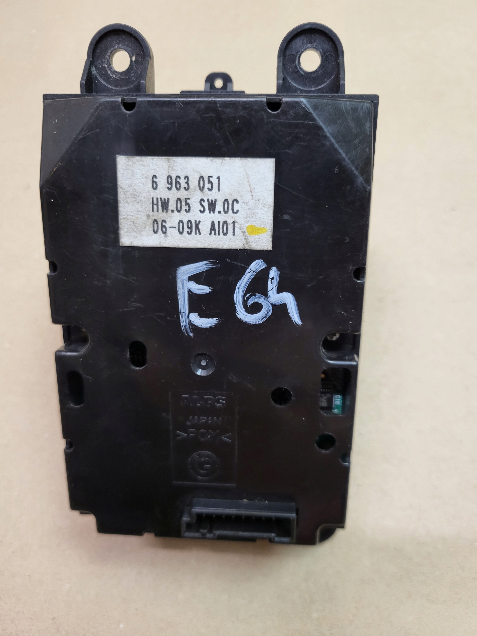 Controller Bedienteil Schalter Schalter IDRIVE BMW 6 E4 6963051 OE EUROPA
