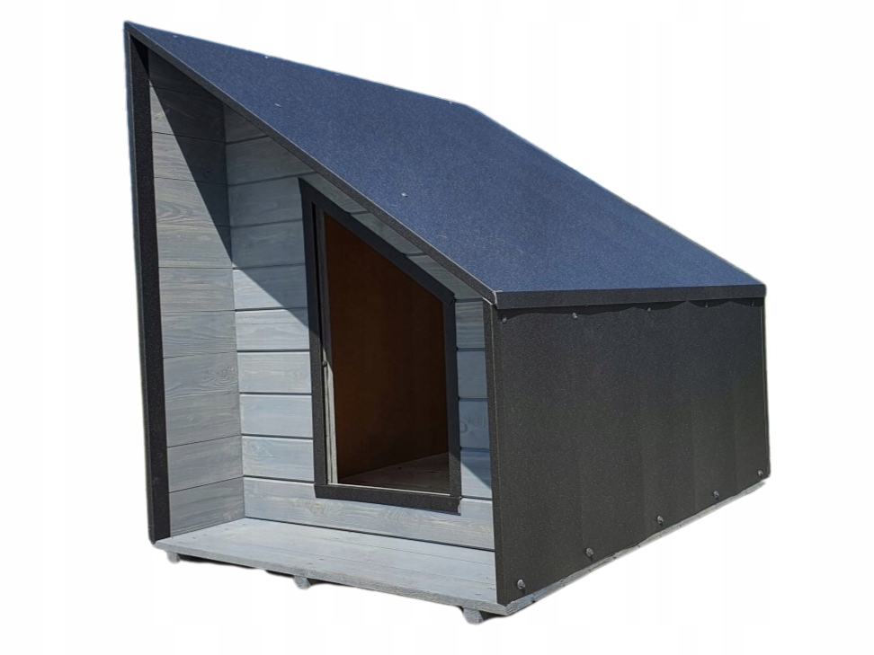 Levně Buda pro psa Budy L 11 Zateplená kompletně složená Paleta Moderní domeček