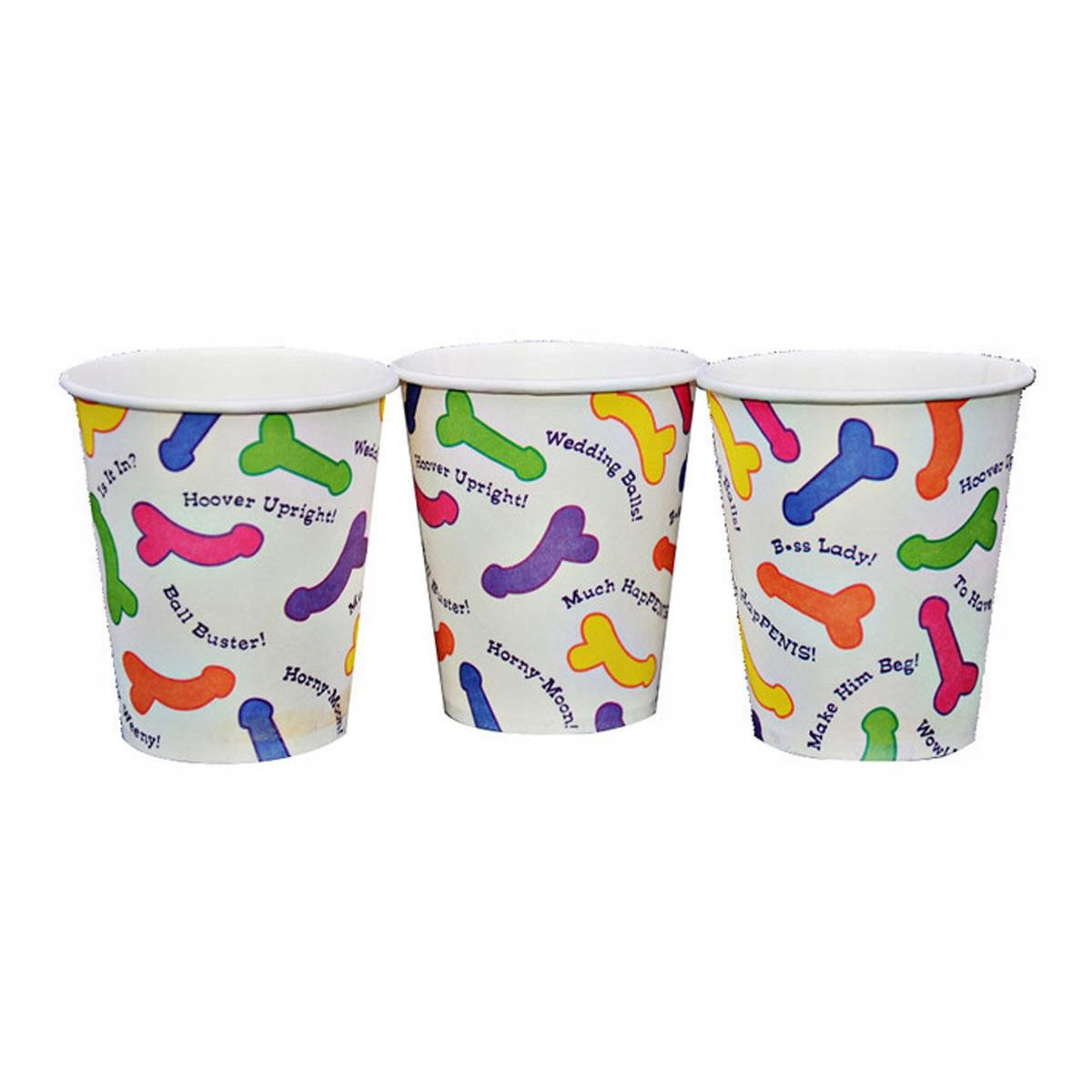 KUBKI KUBECZKI PAPIEROWE PENISKI WILLY panieński 6