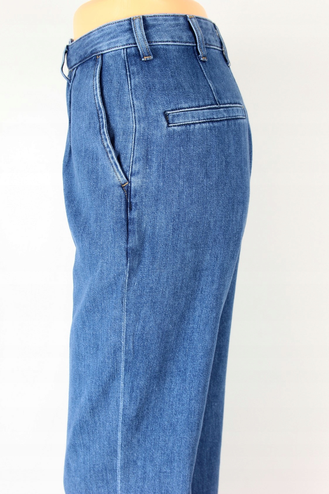 WRANGLER MOM CHINO RELAXED JEANS BOYFRIEND W29 L32 Wzór dominujący bez wzoru