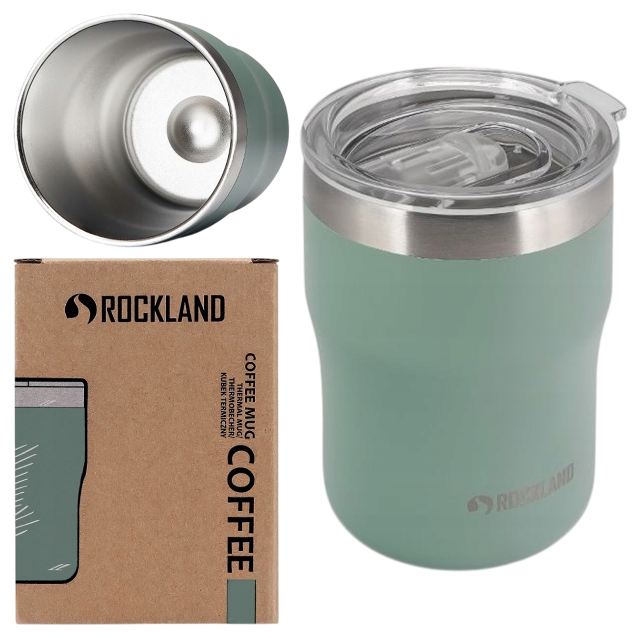 Kubek Termiczny Na Kawę Herbatę Do Pracy Auta Coffee Mug 300ML Rockland