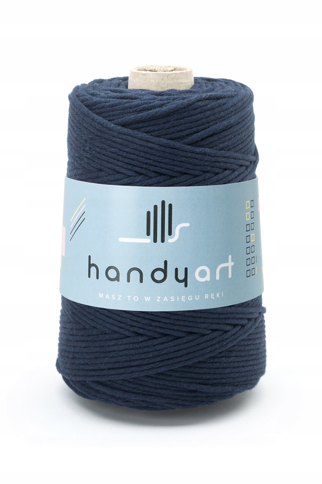 Sznurek do makramy bawełniany denim 3mm 200m