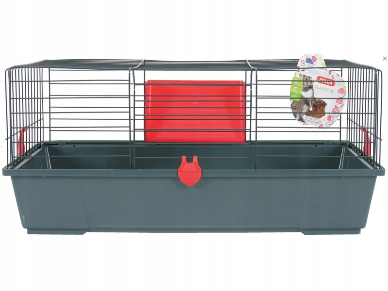 Klatka dla gryzoni Zolux Classic 58 Szaro-czerwony