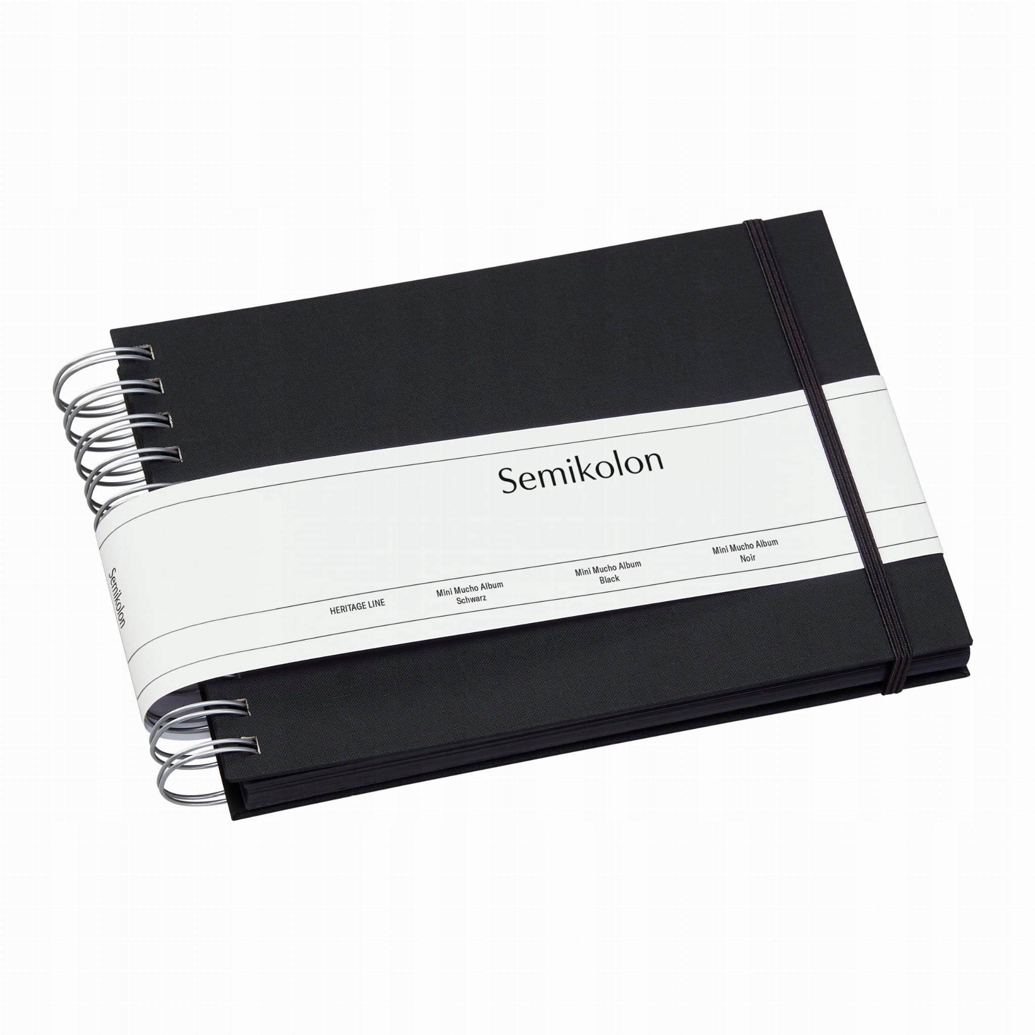 Album Semikolon Mini Mucho černé listy, černá