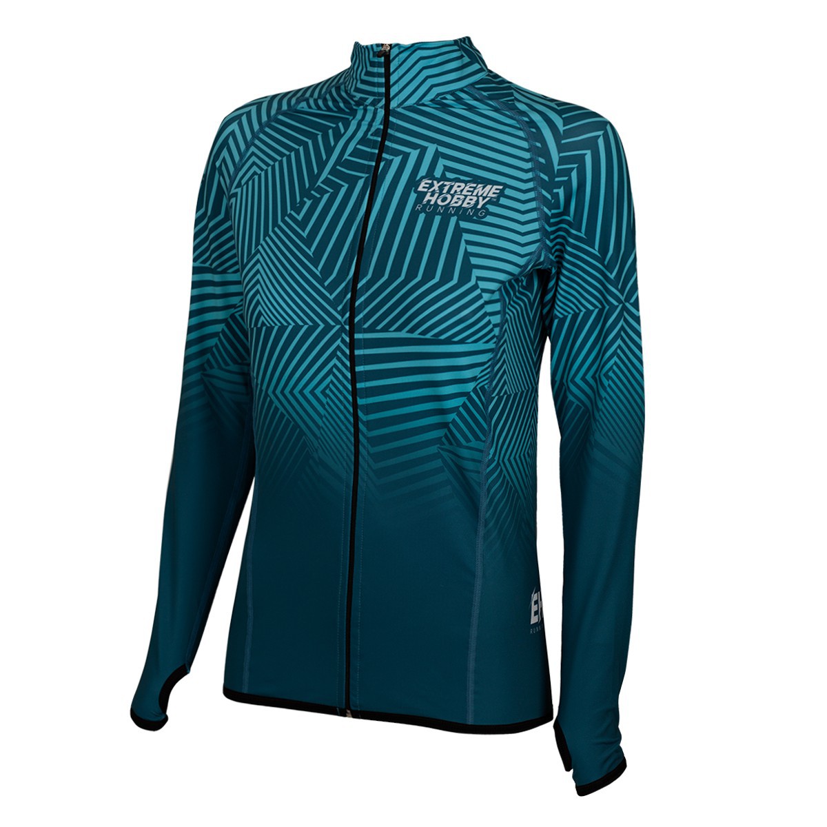 Bluza do biegania Extreme Hobby damska Caleidoscope L Turkusowy