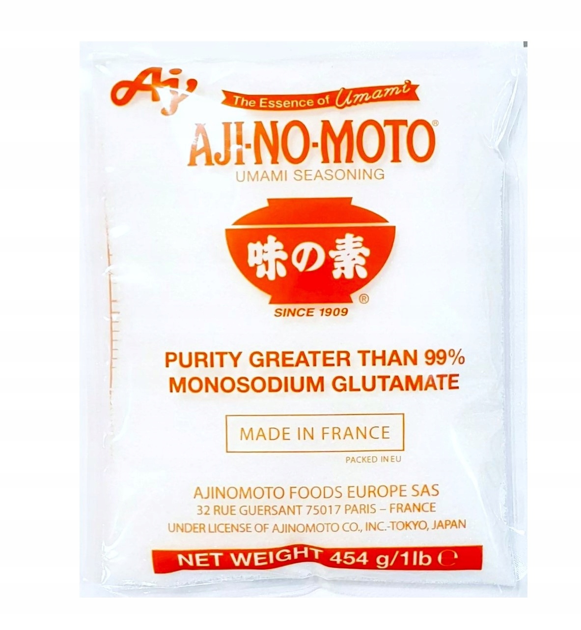 

Glutaminian Sodu, Msg, Ajinomoto, Umami 454 g