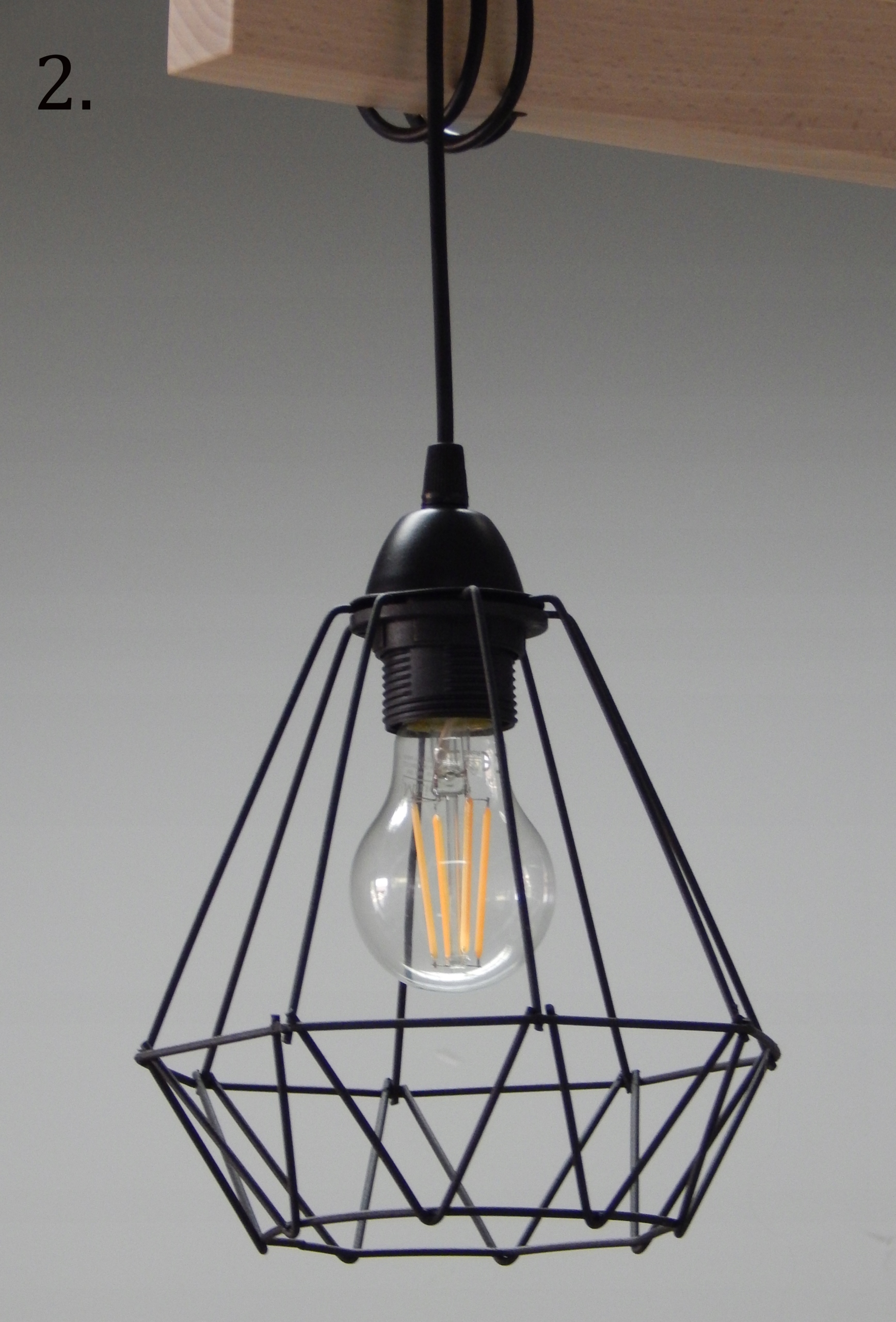 ŻYRANDOL LAMPA PLAFON SUFITOWY 018-4PL DRUCIAK DREWNO LOFT KUCHNIA SALON Zasilanie sieciowe