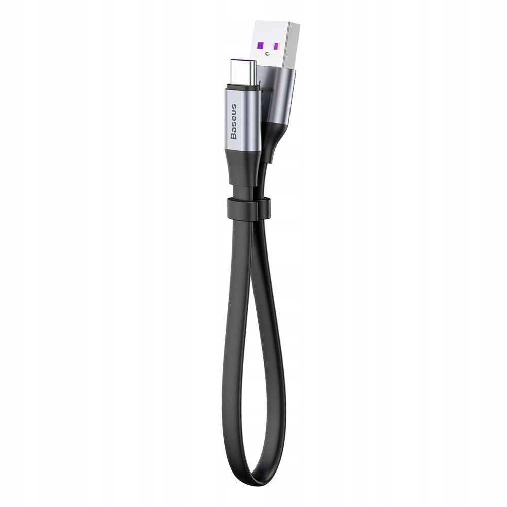 Przewód USB Baseus Simple USB Typ C SuperCharge 5A 40W Długość przewodu 0.23 m