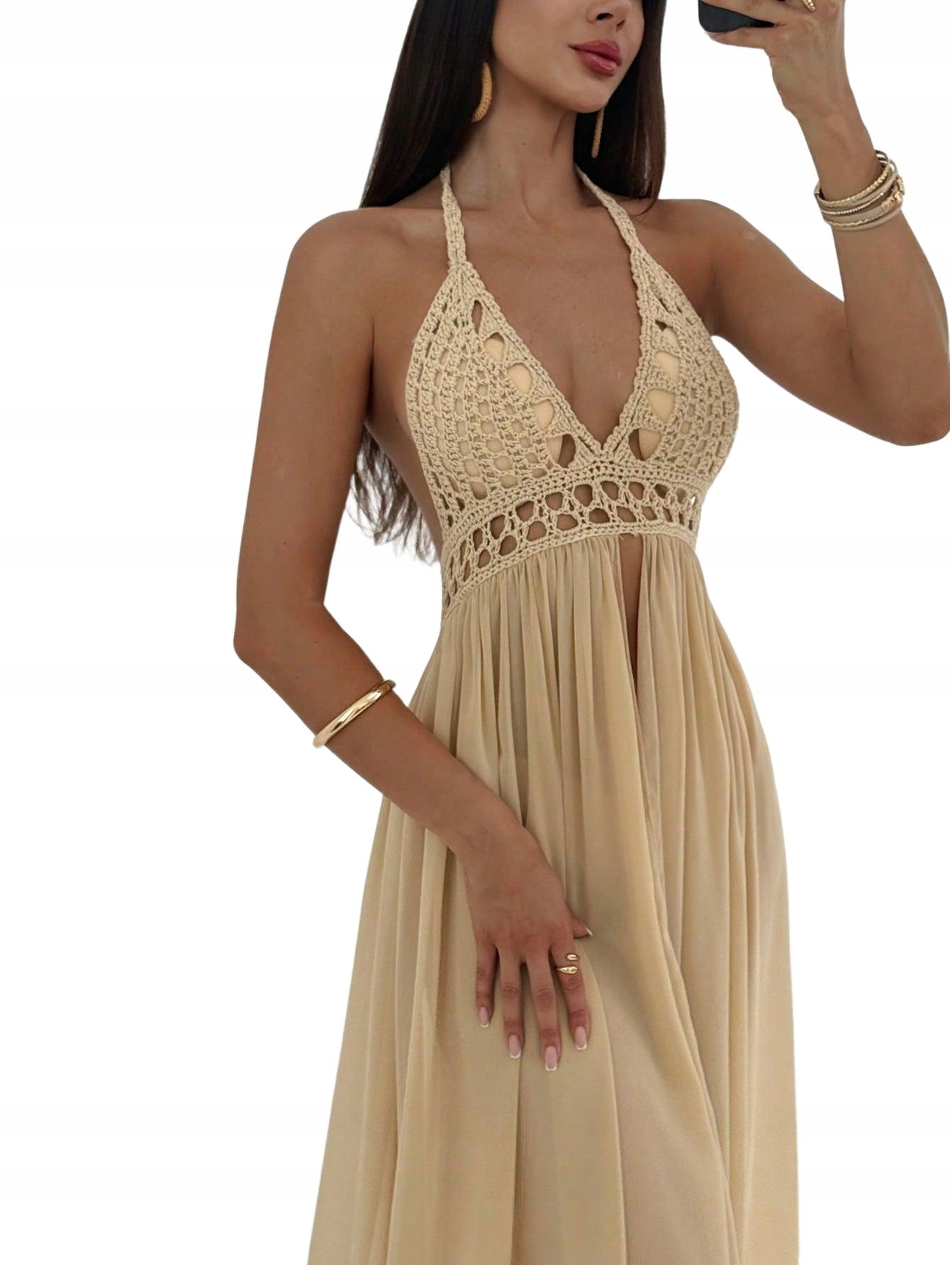 SHEIN SUKIENKA PLAŻOWA BOHO M